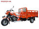 Orange Dreirad 200cc 250cc/drei drehen Fracht-Motorrad mit Fracht-Dach