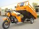 Orange China-Dreirad-Fracht-Bewegungsdreiradoffener Körperbau 9kw