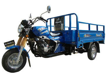 Blaues Fracht-Dreirad des Brennstoff-Motor150cc mit runder Scheinwerfer-Last 800kg