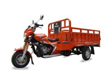 Air Cooled Gasoline Three Wheel Cargo Motorcycle , Chinese Tricycle Motorcycle