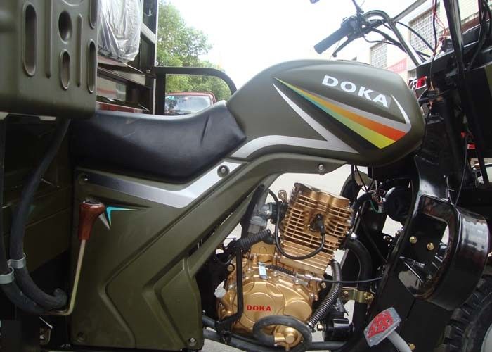 Antriebswelle motorisiertes Rad-Fracht-Motorrad des Chinese-3 mit Stahlrahmen-und Auto-Achse