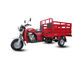Rotes drei Rad-Fracht-Motorrad mit Luftkühlungs-Maschine des Beifahrersitz-150CC